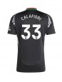 Arsenal Riccardo Calafiori #33 Vieraspaita 2024-25 Lyhythihainen